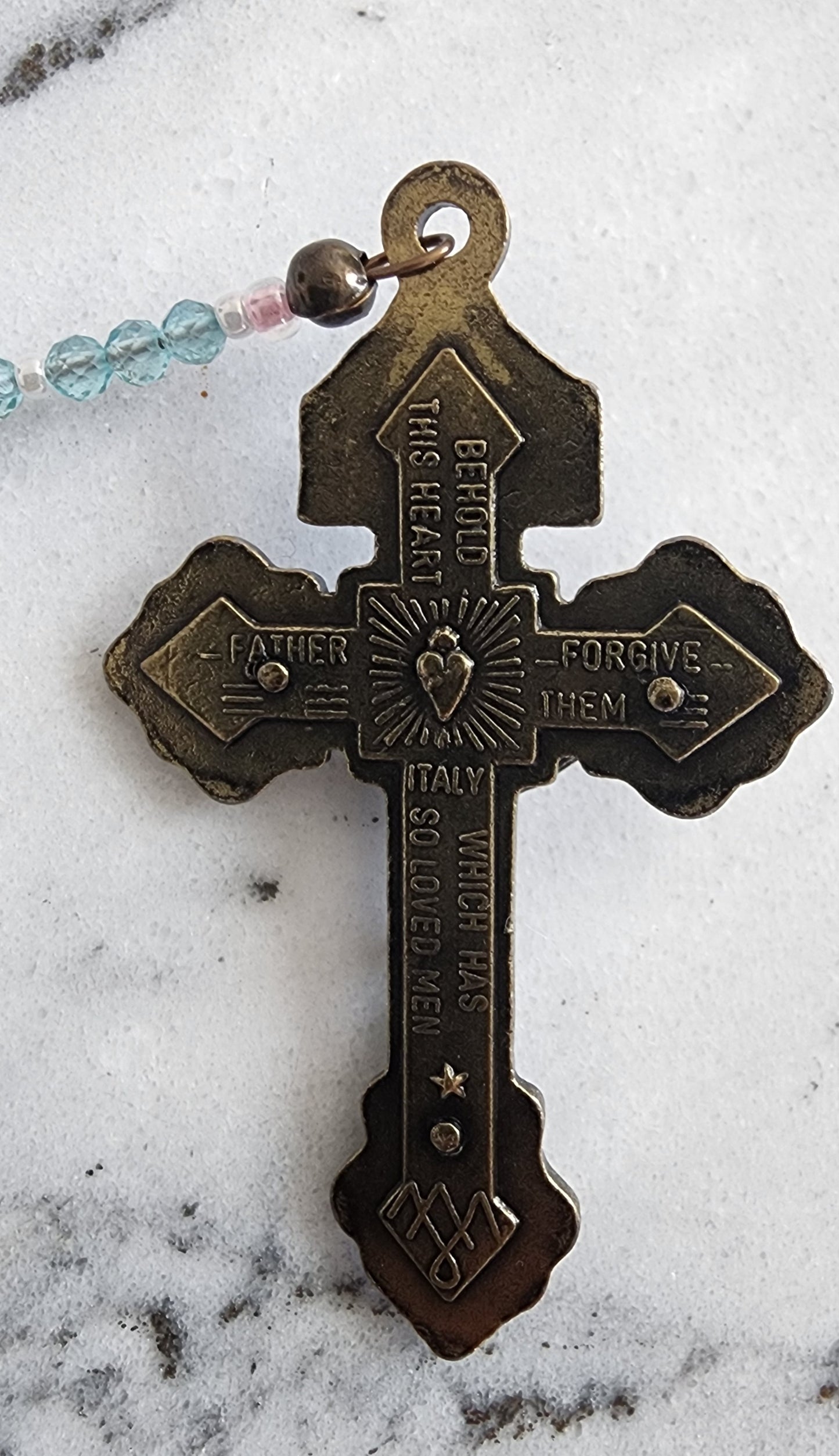 Vintage Sacred Heart of Jesus Rosary