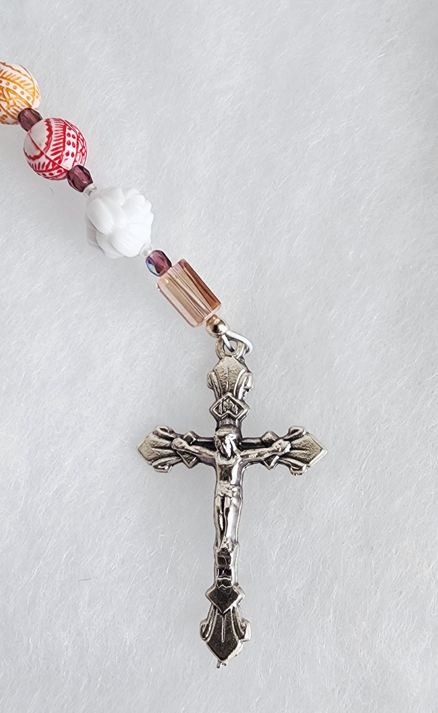 Our Lady Acrylic Rosary