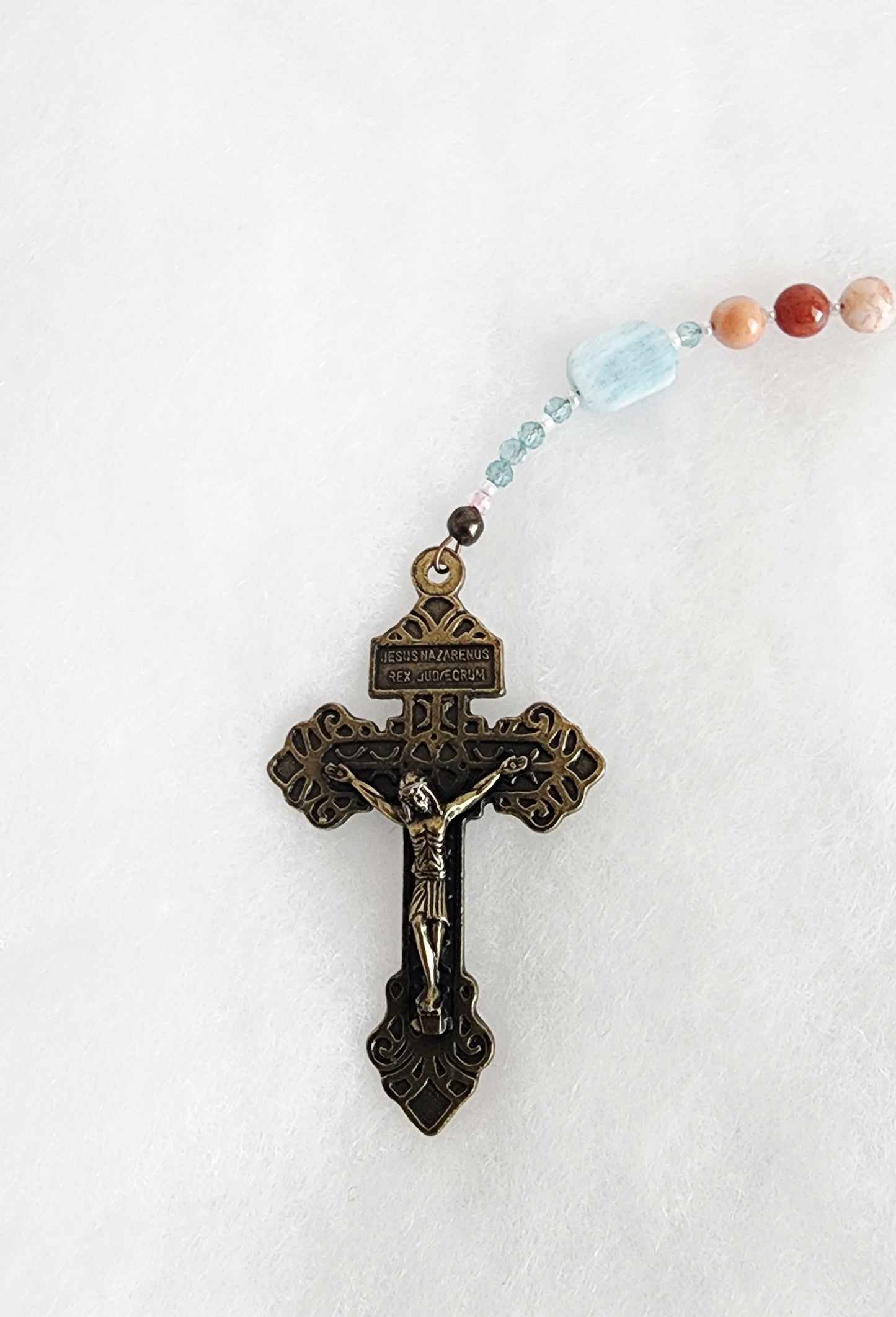Vintage Sacred Heart of Jesus Rosary