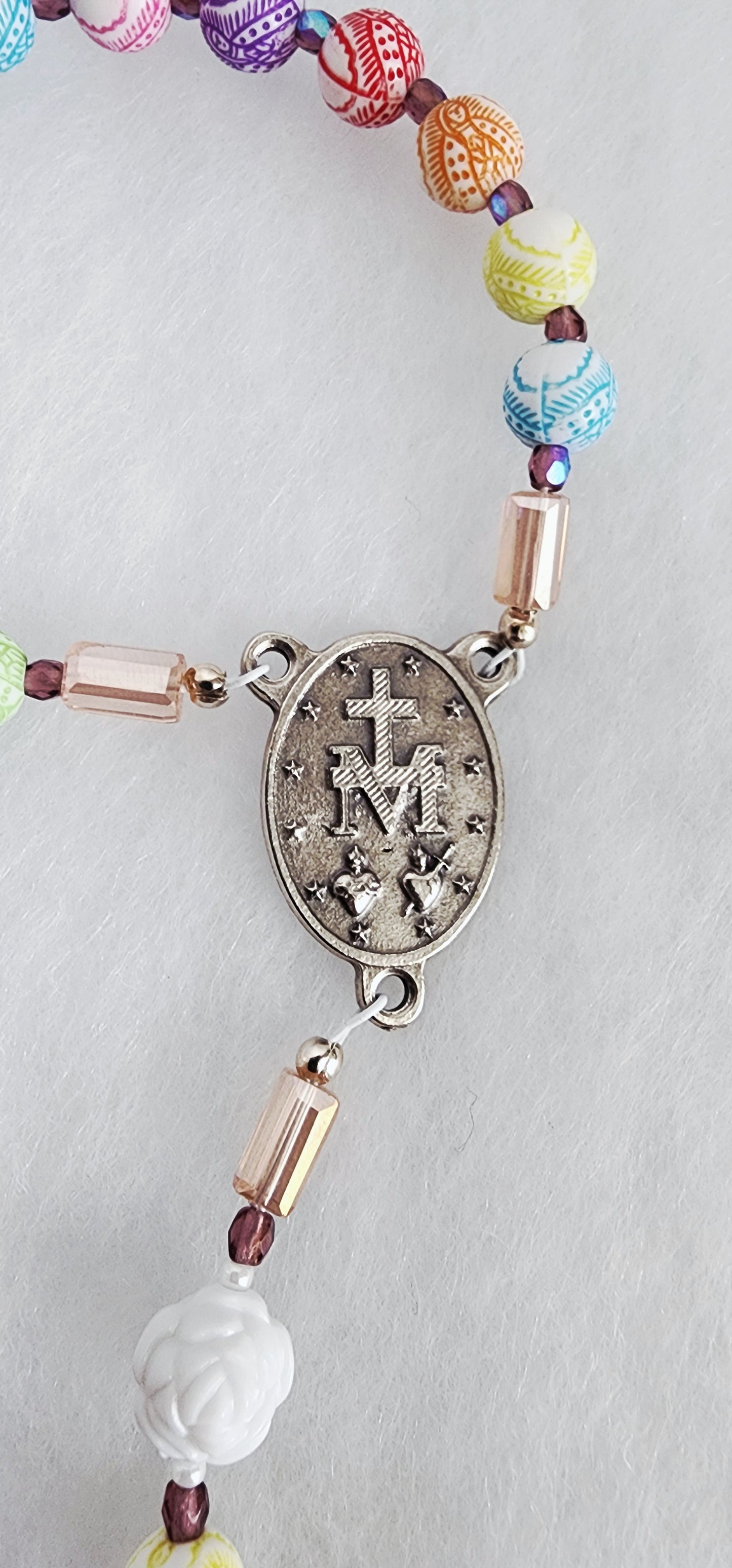 Our Lady Acrylic Rosary