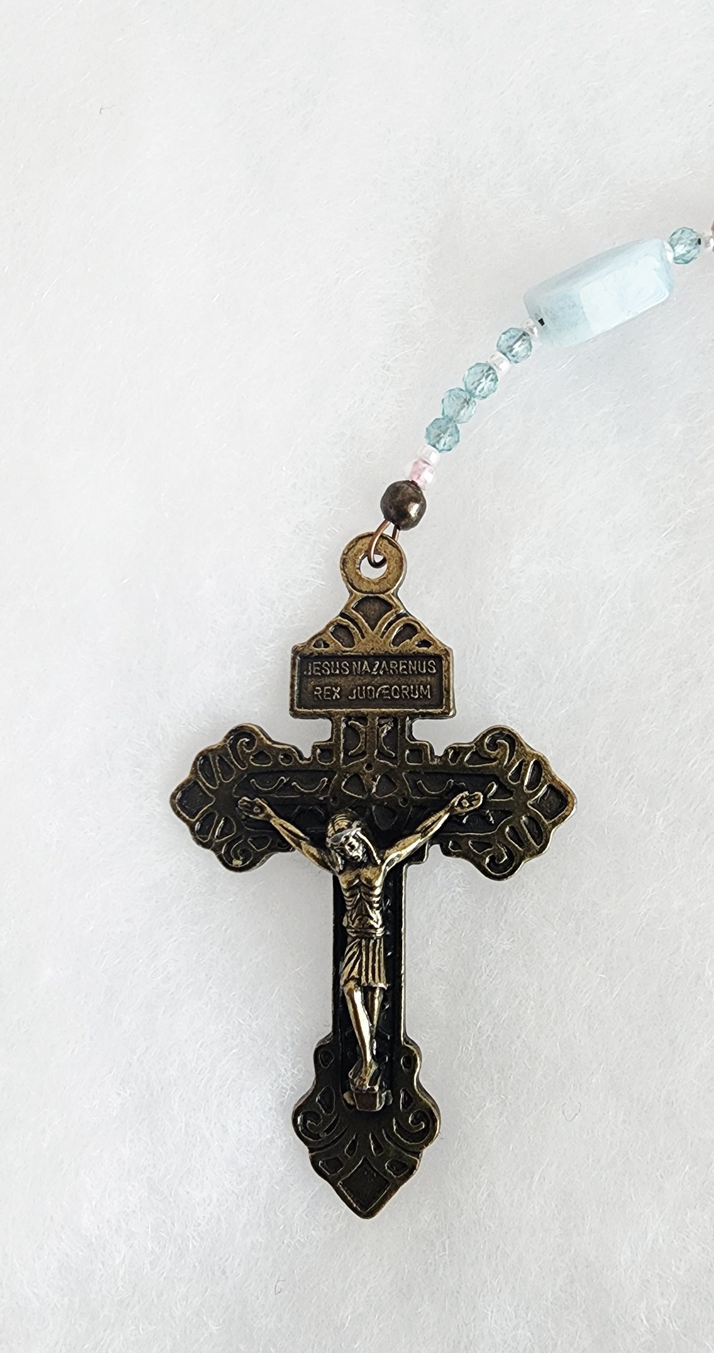 Vintage Sacred Heart of Jesus Rosary